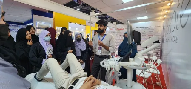 Students gathered for the Basics of Ultrasound workshop